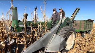 Late Model Oliver 880 with Model 4 Corn Picker & Oliver 1600 with Model 74H Corn Picker