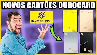 Chegou os Novos CARTÕES Ourocard Banco do Brasil 2025