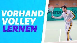 TENNIS VORHAND VOLLEY LERNEN | MeinTennisGame.de