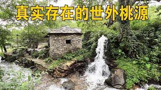 云南大山发现600年的古村落，房屋全用石头建成，真正的世外桃源【行迹旅途中】