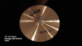 Soultone Cymbals 15 Vintage Old School 1964 Hi Hats Demo Video