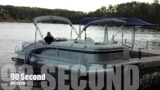 Jaddco Air Lift II Floating Pontoon Lift with Martin Motor Sports