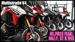 Ducati Multistrada V4S, RS, Pikes Peak, Rally & GT...What one is for you??