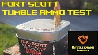 Not Sponsored Fort Scott TUI Tumble Upon Impact ammo field test, Trump edition box.