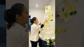A wedding cake journey #wedding #weddingcake #cake #cakedecorating #cakedesign #