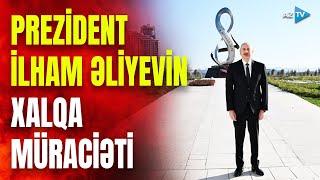 Prezident İlham Əliyev Zəfər parkında xalqa müraciət etdi: dövlət başçısı mühüm mesajlar verdi