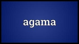 Agama Meaning