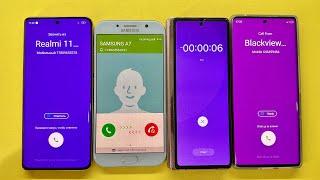 Incoming Call vs Timer Samsung Z Fold, BlackView A200, Samsung A7, Realmi 11pro, fake Call