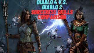 Diablo 4 V.S. D2 skill difference