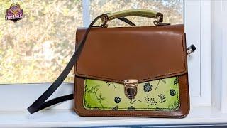 [Leathercraft] I Made a Forest Themed Satchel Bag | Vrnc Leather Crafts