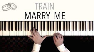 Train - MARRY ME (Wedding Version) - with Bridal Chorus & Canon | Piano Cover