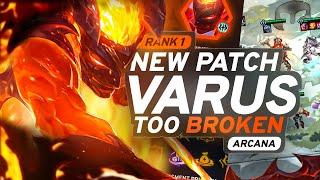 Arcana Varus Got Nerfed?! Still Too Broken | Rank 1 TFT Patch 14.20