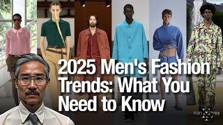 Men's 2025 Fashion Trends Explained