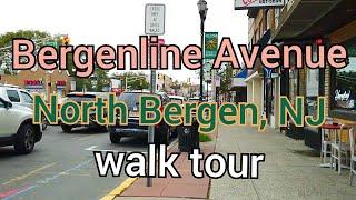 Walking on Bergenline Avenue in North Bergen, New Jersey, USA