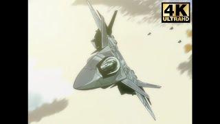 Yukikaze (戦闘妖精雪風) - Operation 1 Clip 1: Opening Dogfight [4K AI Upscale]