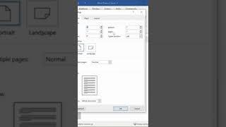 Microsoft 365 Word Customize Margins #shorts