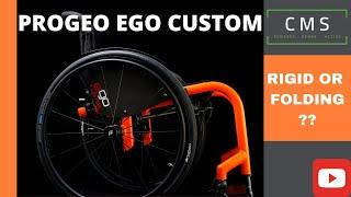 PROGEO EGO CUSTOM - A RIGID WHEELCHAIR THAT FOLDS...??