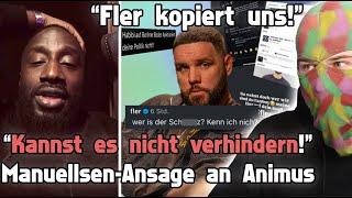 MANUELLSEN reagiert auf Battle-Absage & Kampf mit ANIMUS | Vorwürfe gegen FLER || RapSchau