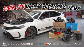 Civic FL5 ULTIMATE Intake Test - GruppeM, Eventuri, PRL, RamAir, K&N, Infinity & More!