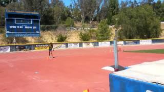 15 YR old Tara Davis Long Jump Training