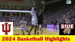 SIU Edwardsville vs #17 Indiana Basketball Game Highlights 11 6 2024