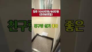 친구랑 살기 좋은 투룸!!#청주 #청주원룸 #원룸 #원룸대장