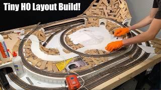 Tiny HO Train Layout Build - 4x6 Model Railroad Part 2