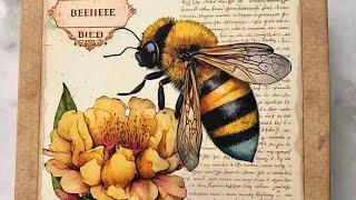 Bee Junk Journal #1 - Flip Through