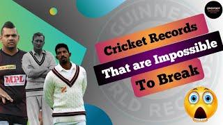 3 Record That are Impossible  to Break in Cricket || Impossible Record In Cricket || CrickFoot