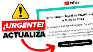 ¡URGENTE! Rellenar formulario Fiscal o perderás 24% de tus Ingresos