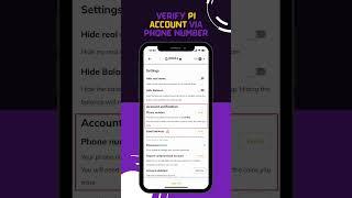 Learn -How To Verify Your Pi Account Via Phone Number #pinetwork #pinetworknewupdate #pinetworkkyc