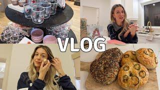 Few Days Vlog: Making Bagels, HomeSense & Anthro Shopping, New Beauty Products!