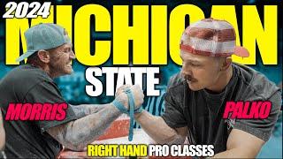 2024 Michigan State Armwrestling Championships - Right Hand Pro Classes