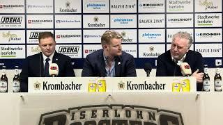 Spieltag 35. Pressekonferenz IEC vs. NIT