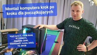 Składamy komputer instrukcja dla początkujących. Gigabyte Z690UD, RTX3080Ti, Armis AR6Q EVO TG ARGB