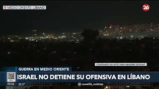 MEDIO ORIENTE | Fuerzas israelíes lanzan nuevos ataques contra el sur de Beirut