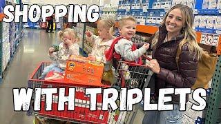 Shopping Day with TRIPLETS?!......