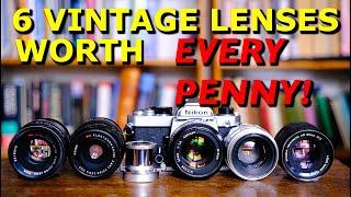 6 FANTASTIC VALUE Vintage Lenses You SHOULD BUY!