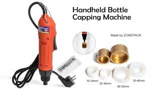 How to use handheld capping machine