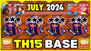 BASE TH 15 STRONGEST COPY LINK LATEST 2024 | TH15 BEST BASE | CLASH OF CLANS