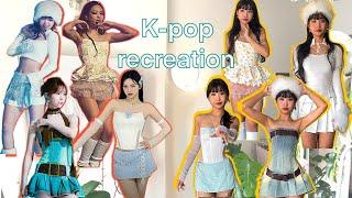 I sew K-POP VIRAL outfits (for cheap) - BLACKPINK, AESPA, BABY MONSTER, LE SSERAFIM