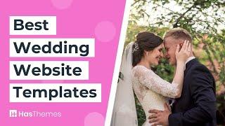 10 Best Wedding HTML Templates in 2023 | Wedding Website Template