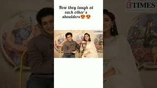 How they laugh at each other's shoulders #shorts #sumellika #sumedh #mallika