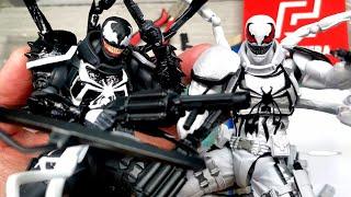 CT Toys Agent Venom and Agent Anti-Venom Unboxing and review. Revoltech KO. Marvel.