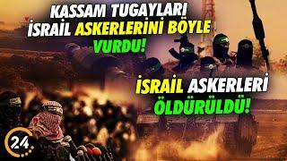 Kassam Tugayları İsrail’le Çatışmaya Girdi! Eve Saklanan İsrailli Askerlerine Roketli Saldırı!