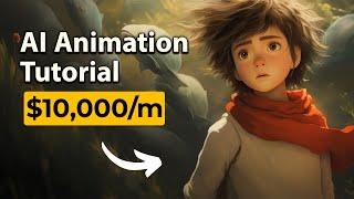 Earn $10,000 Per Month - Best AI Animation Tutorial (Step-by-Step)