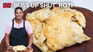 Easy Buss Up Shut Roti Recipe by Chef Shaun  Foodie Nation