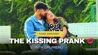 A kissing prank with my girlfriend  || @RanjanKumar-k7w6x #coupleprank #prankvideo #love #prank