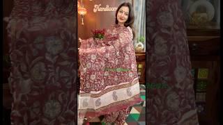 #purehandloom#Kotadoria#Cotton#trending#summerfashion#summervibes #designer#handblock#ethnic#like