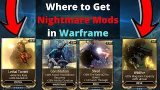 How to get Nightmare Mods in Warframe